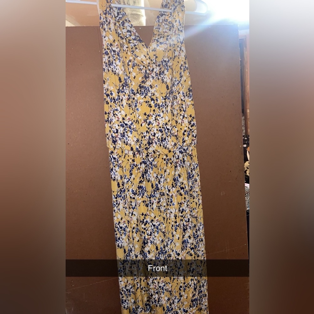 Kaileigh Yellow and White dress